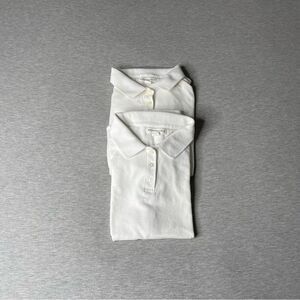 Aeropostale Girl’s White Polo Top 2 PCS. Set
